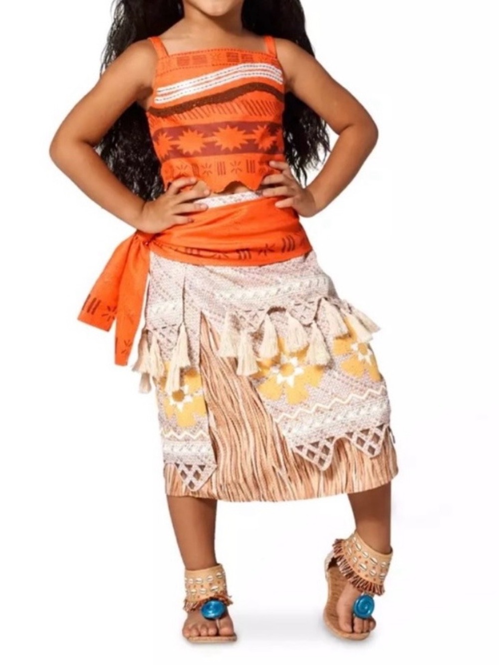 GUC Disney Store Little Girls Halloween Moana Costume SKIRT ONLY 4